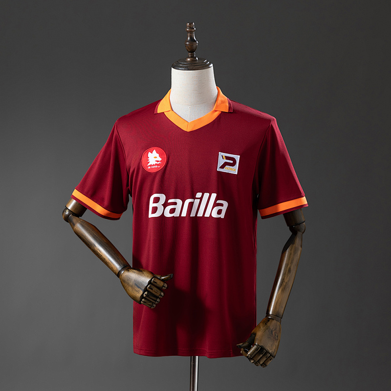 Camiseta retro de local de la Roma 82-83, tallas S-XXL